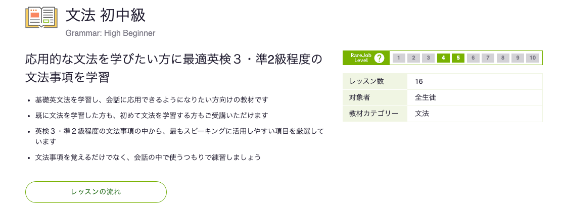文法の教材