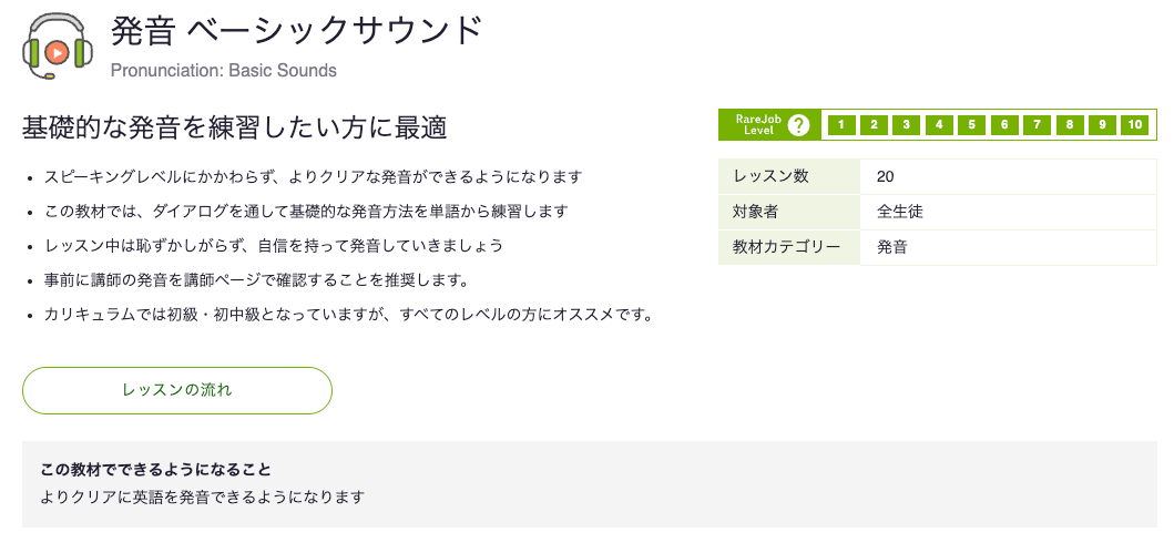 発音練習の教材